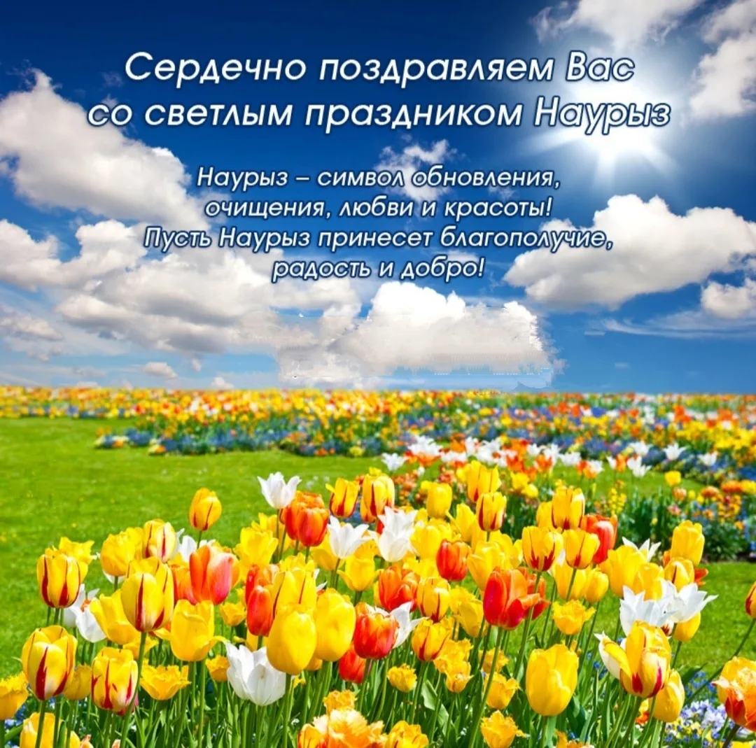 Фото Поздравление с Наурызом на казахском языке с переводом на русский #15