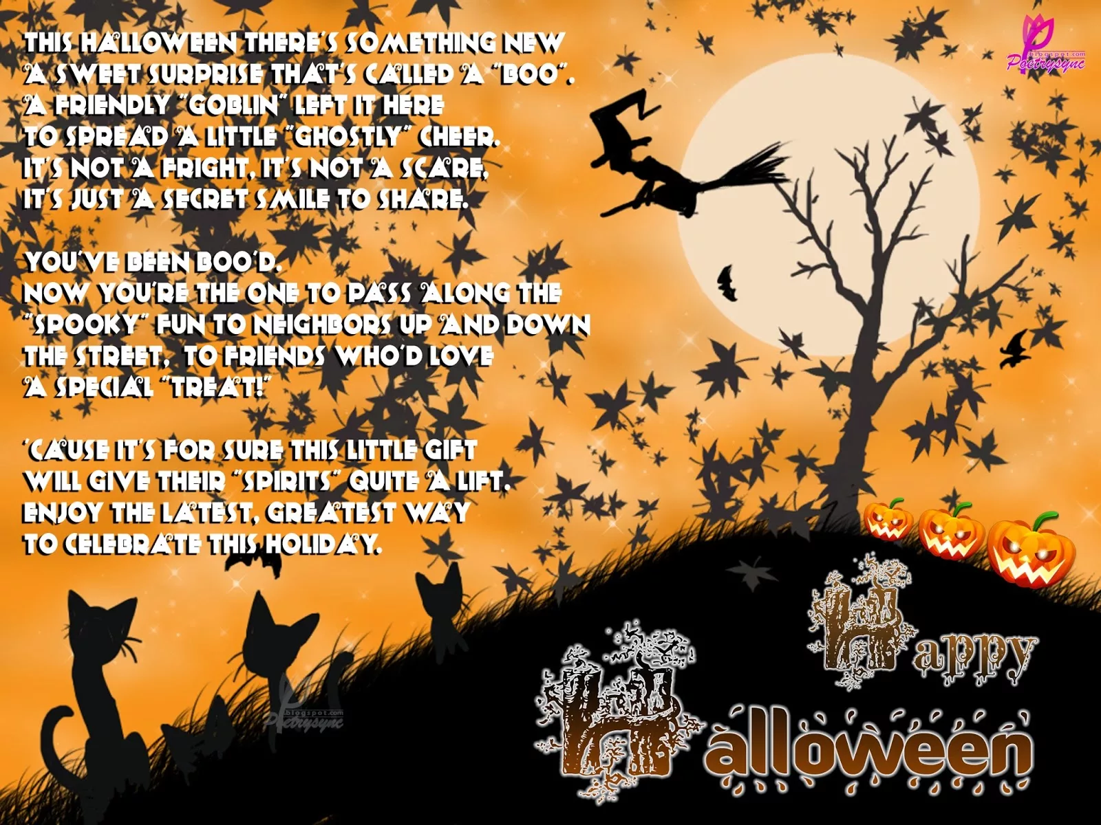 Фото Поздравления и стихи на Хэллоуин на английском языке с переводом #32