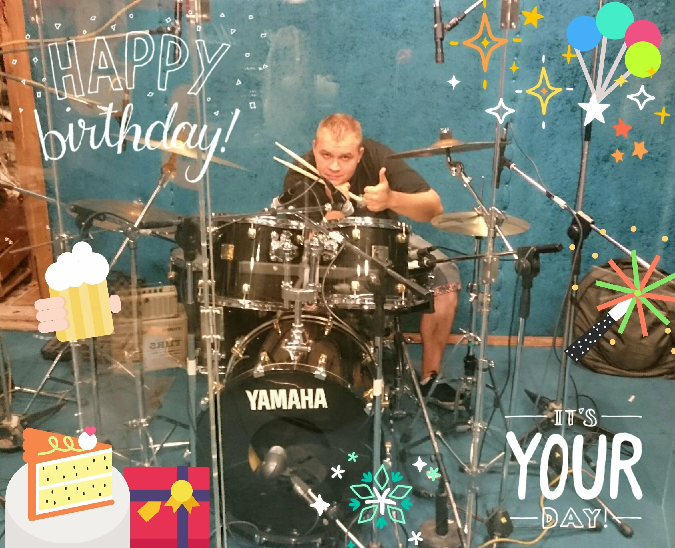 Фото Поздравления с днем рождения барабанщику #13