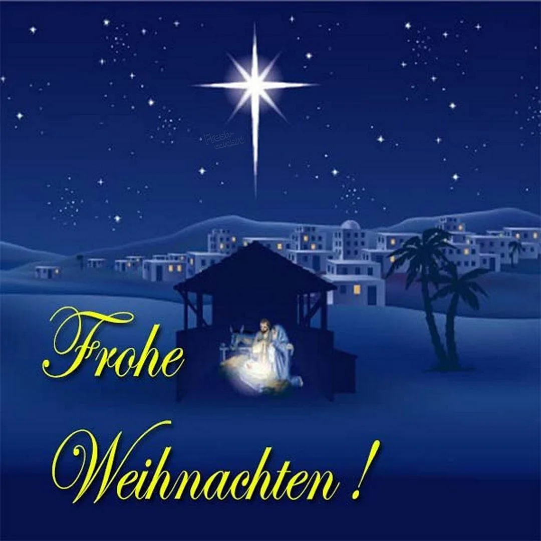 Фото Поздравления с Рождеством на немецком языке с переводом #26
