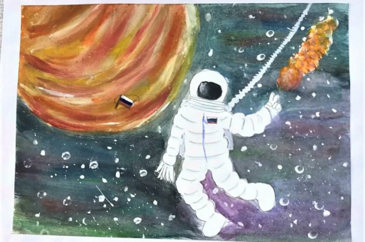 Фото Стихотворение ко Дню космонавтики для детей #52