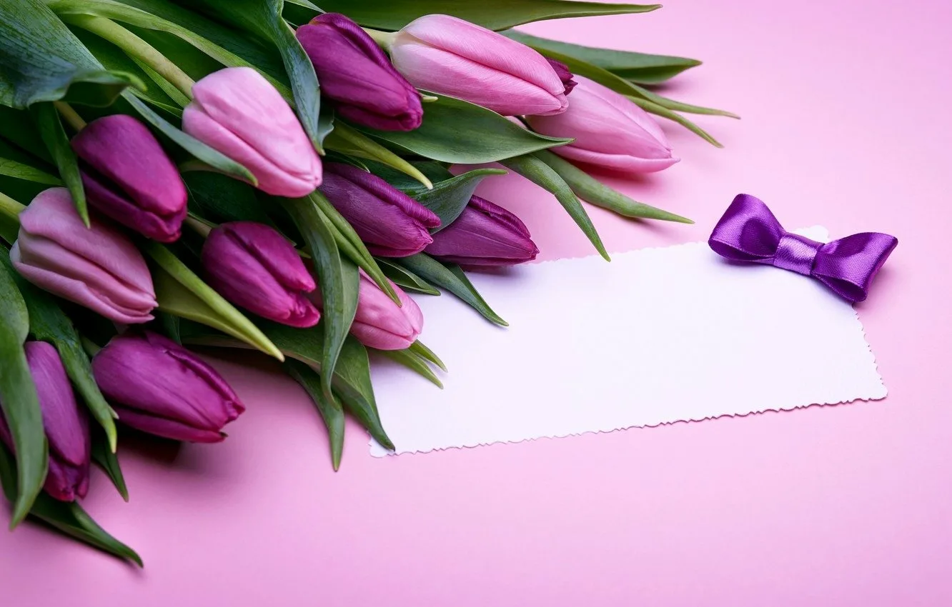 Фото Стихи к подарку тюльпаны #19