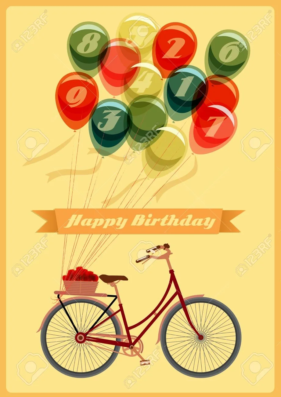 Фото Поздравления с днем рождения велосипедисту #13