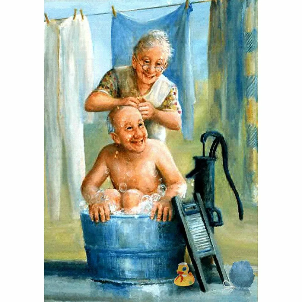 Дедом стала бабушка. Американская художница-самоучка Дайана Денгель (Dianne Dengel). Дайана Денгель счастливая семья.