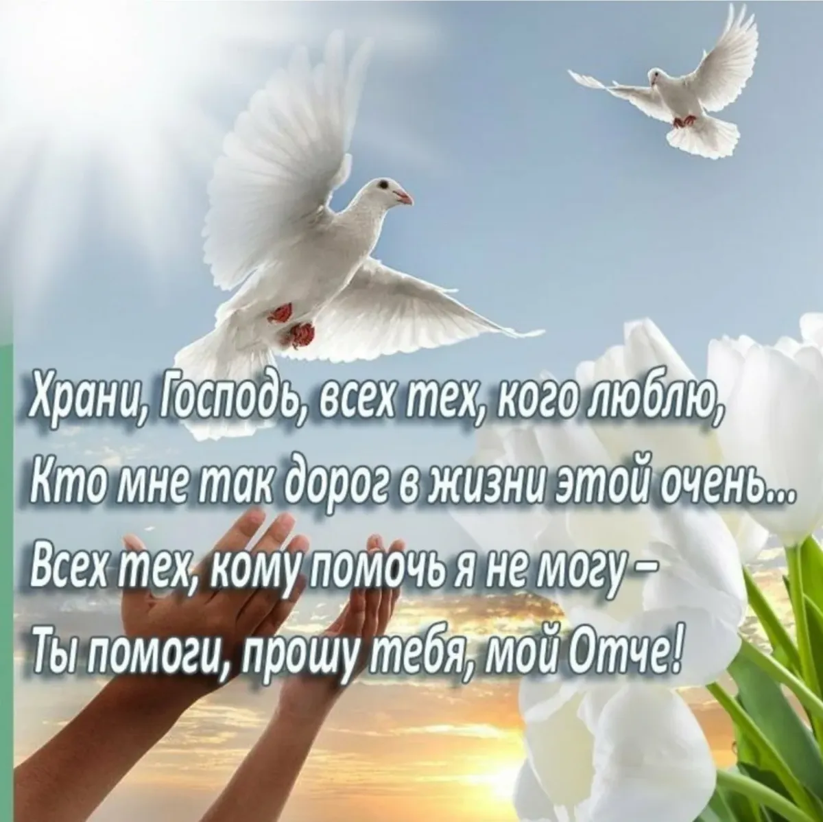 Тебе дорога твоя семья. Храни вас Господь. Христианские пожелания. Пожелание добра христианские.