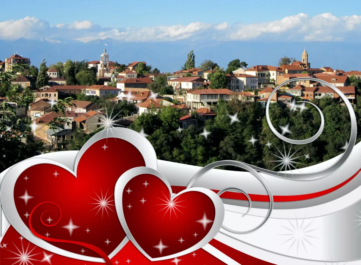 Любимый тбилиси. Флаг Батуми Грузия. День любви (Грузия). Грузия любовь. Город влюбленных в Грузии.