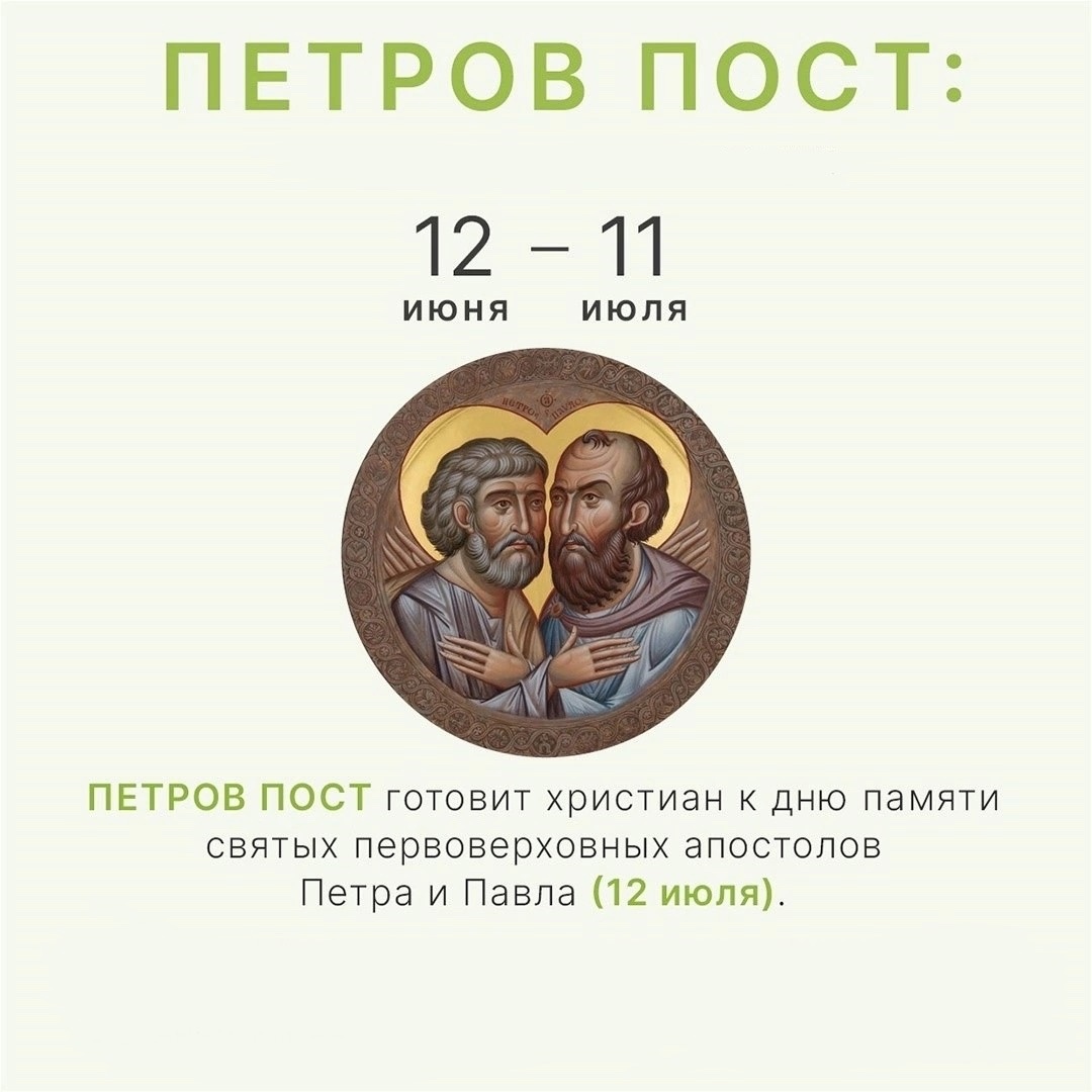 Начало и конец поста в 2024 году. Начало Петрова поста 2024. Посты в 2024 году православные.