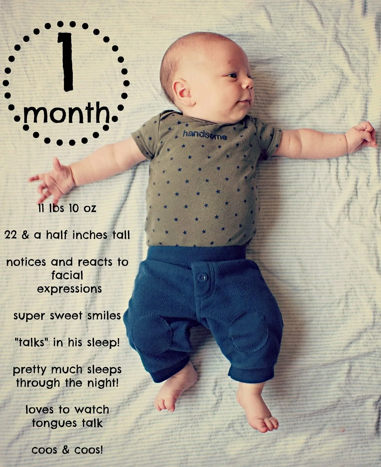 Фото Поздравление с 1 месяцем девочке, мальчику, родителям #80