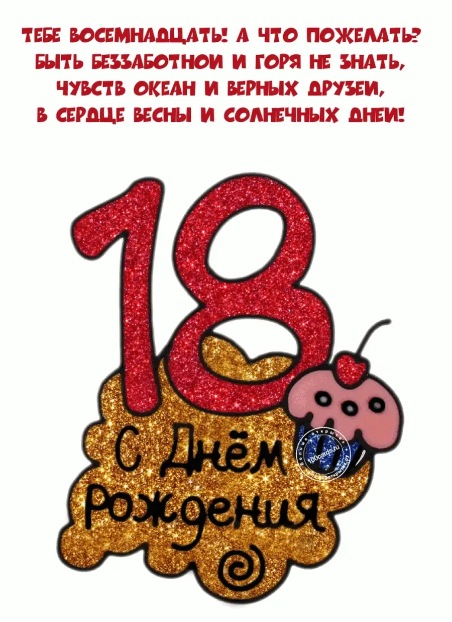 Картинки мальчику с днем рождения с 18 летием