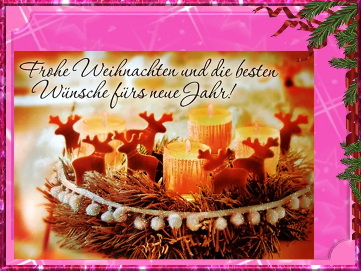 Фото Поздравления с Рождеством на немецком языке с переводом #22