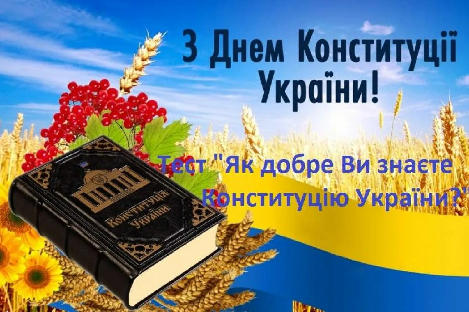 Фото Привітання з Днем Конституції України #84