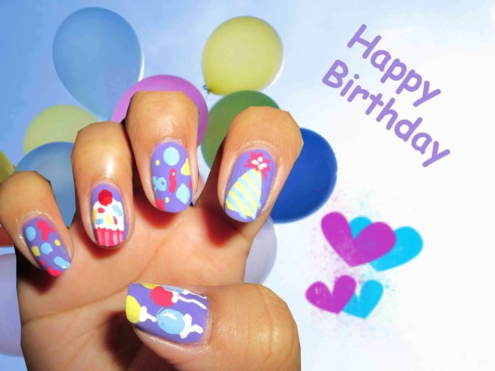Фото Happy birthday greetings to the manicurist #8