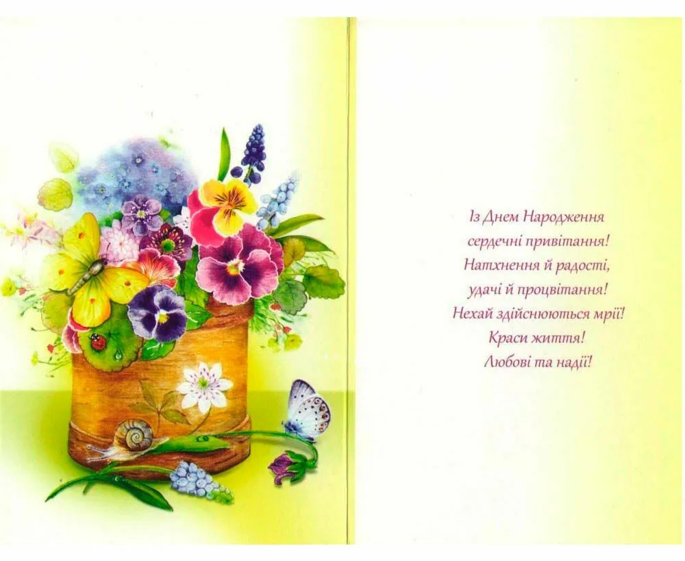 Фото Привітання з днем народження хрещеній мамі на українській мові #45