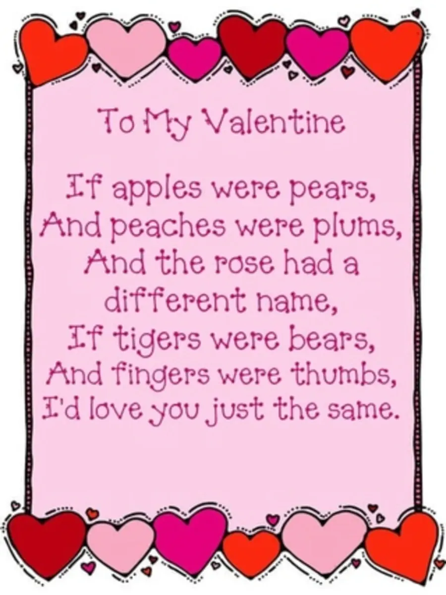 Valentine's day poems for dad