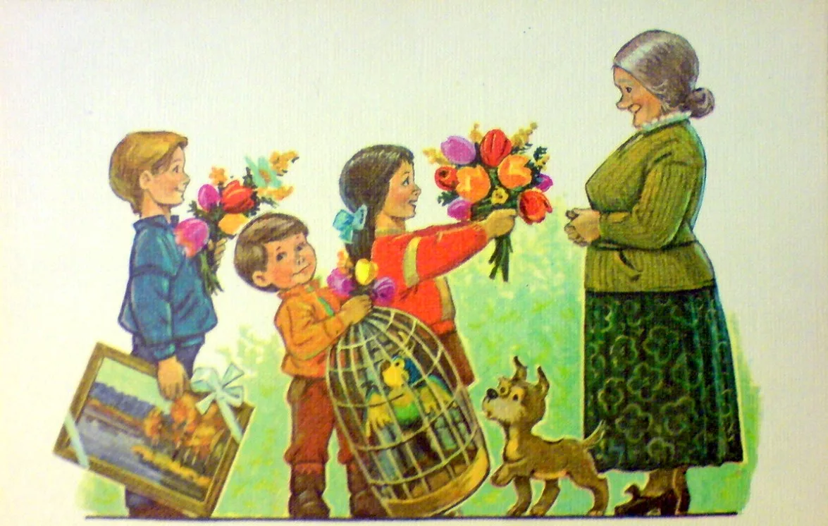 Фото Детские стихи на 8 Марта про бабушку #74