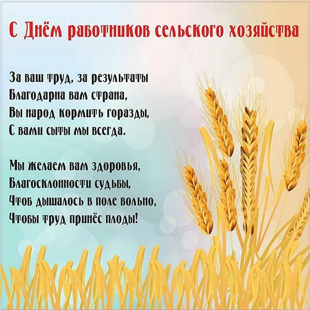 Фото Вірші та привітання з Днем працівників сільського господарства України #22