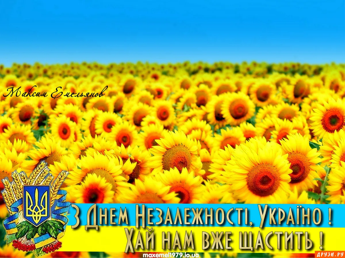 Фото Привітання з Днем незалежності України #25