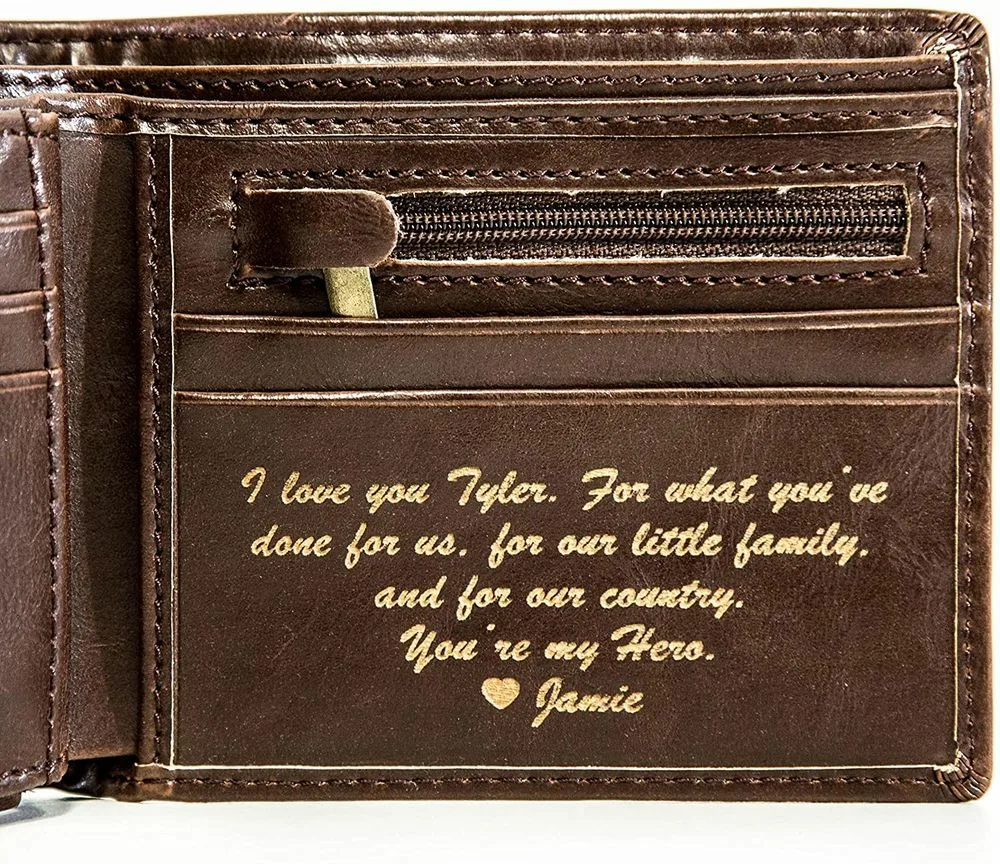 Фото Words for a gift wallet (purse) #6