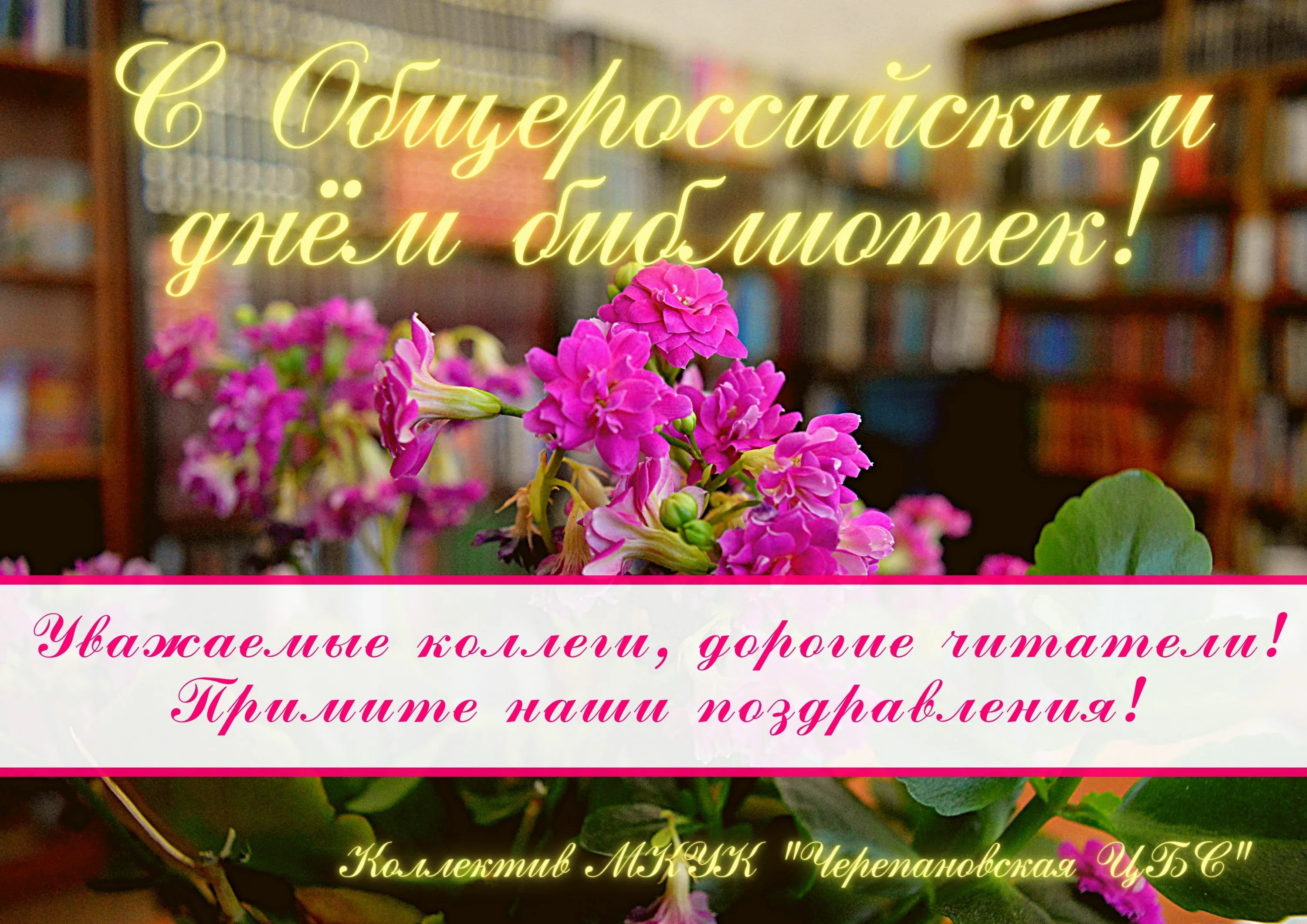 Фото Поздравления в праздник «Всеукраинский день библиотек 2024» #68