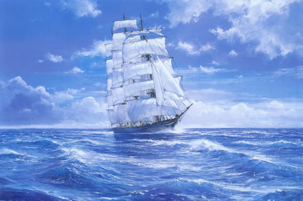 Фото попутного ветра. Мозаика парусник. Корабль из мозаики. Алмазная вышивка картины корабль. Попутного ветра пожелание.