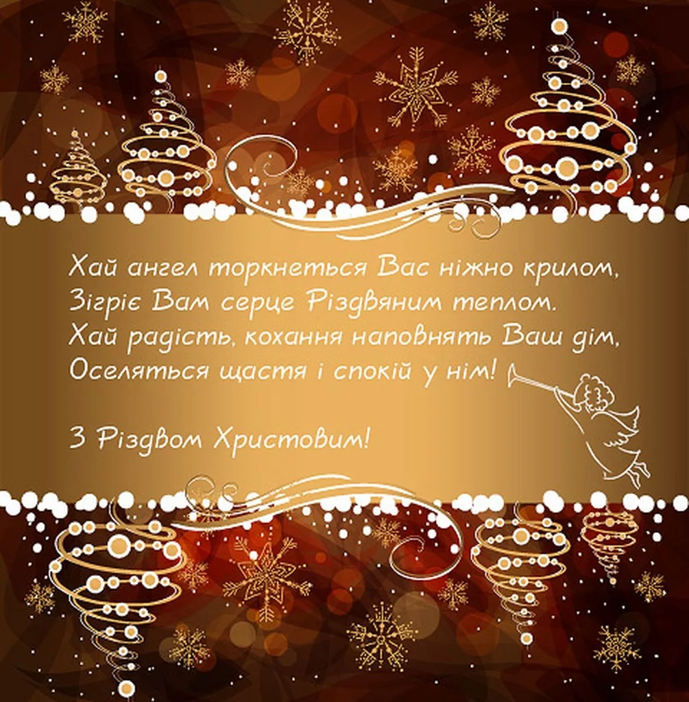 Фото Привітання з Різдвом Христовим на українській мові #56