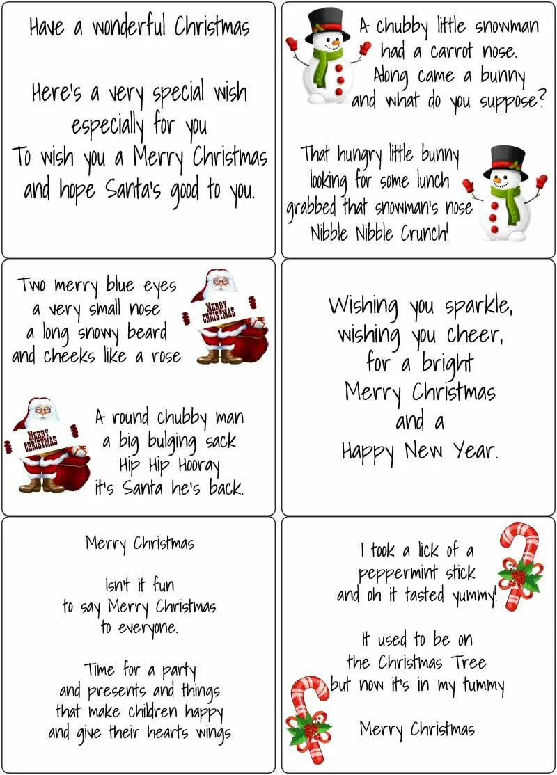 Фото Short Christmas poems #24