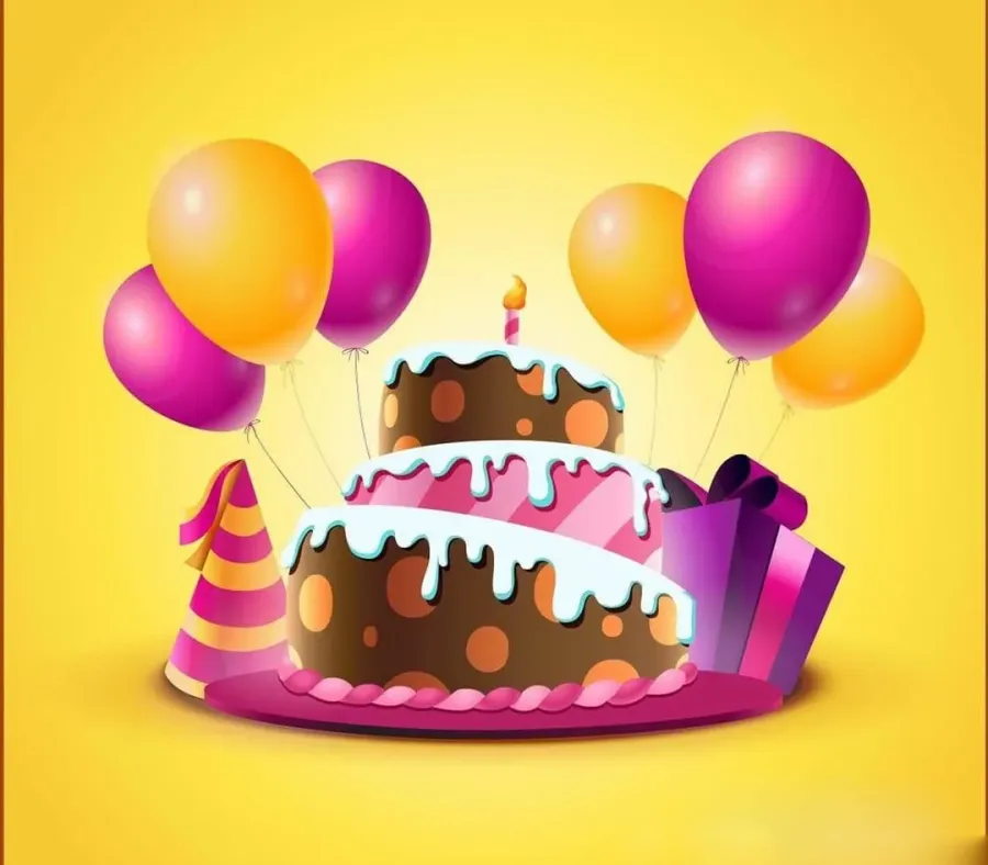 Картинки с днем рождения торт и шарики. С днем рождения. С днём рождения кума. С днём рождения мужчине 45. Тортик с шариками