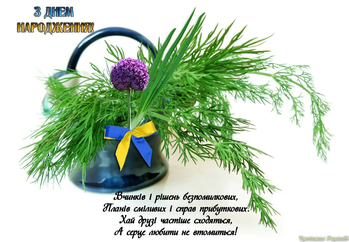 Фото Привітання з ювілеєм на українській мові #22