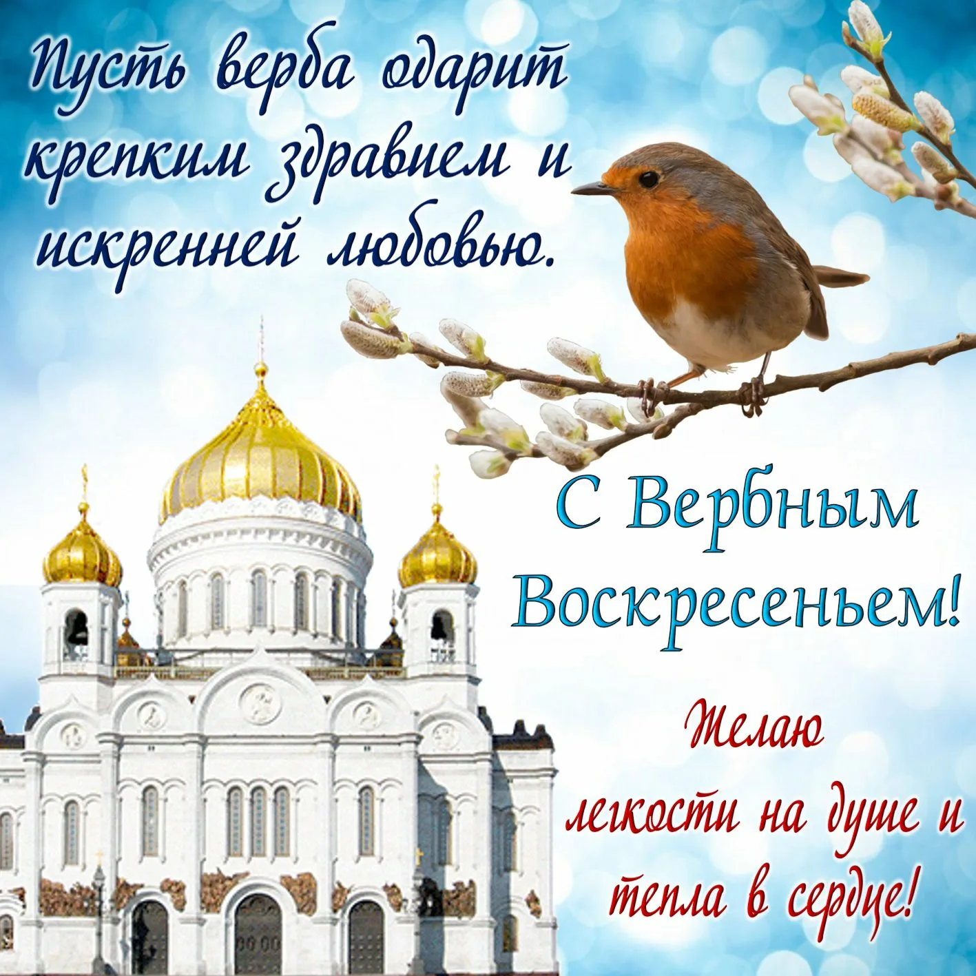 Фото Православные поздравления с Вербным Воскресеньем #21