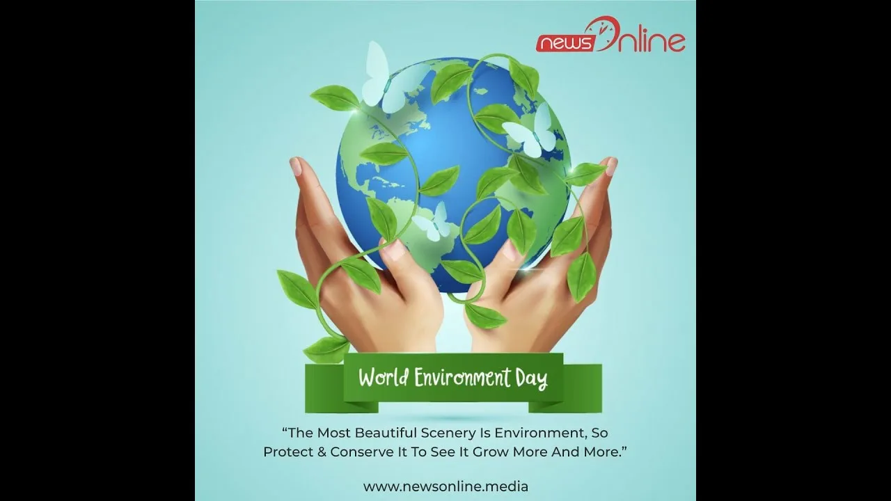 Защита окружающей среды опора. World environment Day.